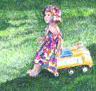 Little Girl In Yard Thumbnail